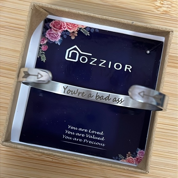 Brand New Inspirational Stainless Steel Adjustable Cuff Bracelet Bangle Engraved - Picture 4 of 12